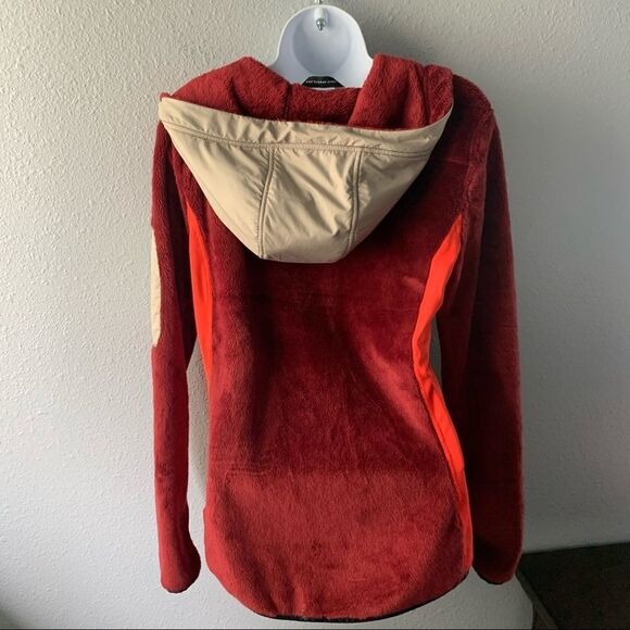 SCOTT Maroon Fleece Colorblock Jacket - Picture 5 of 8